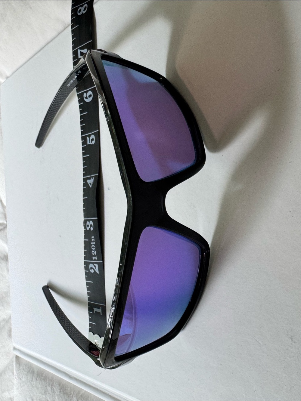Oakley Cycle Black Frame Sunglasses with Purple PRIZM Mirrored Lenses